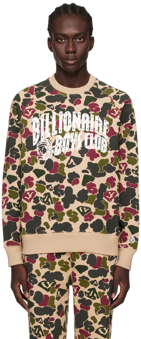 Mikina BILLIONAIRE BOYS CLUB Printed Sweatshirt Zelené | B23450, 0