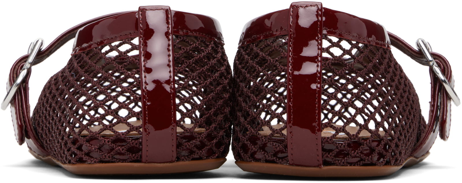 ALAÏA Fishnet Ballerina Flats