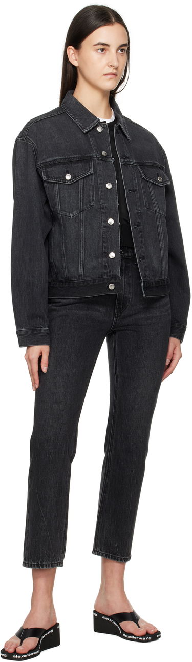 Džínsy Alexander Wang OG High-Rise Stovepipe Jeans Čierna | 4DC1254607, 3