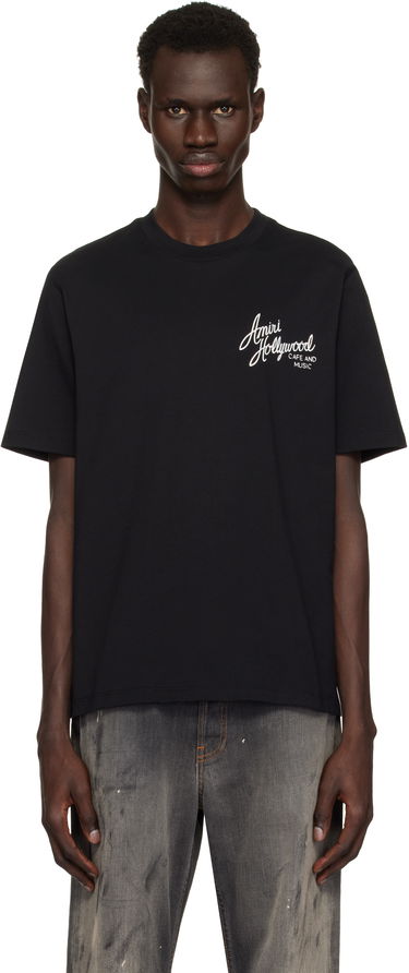 Tričko AMIRI Amiri Hollywood T-Shirt Čierna | AMJYTE1163, 0