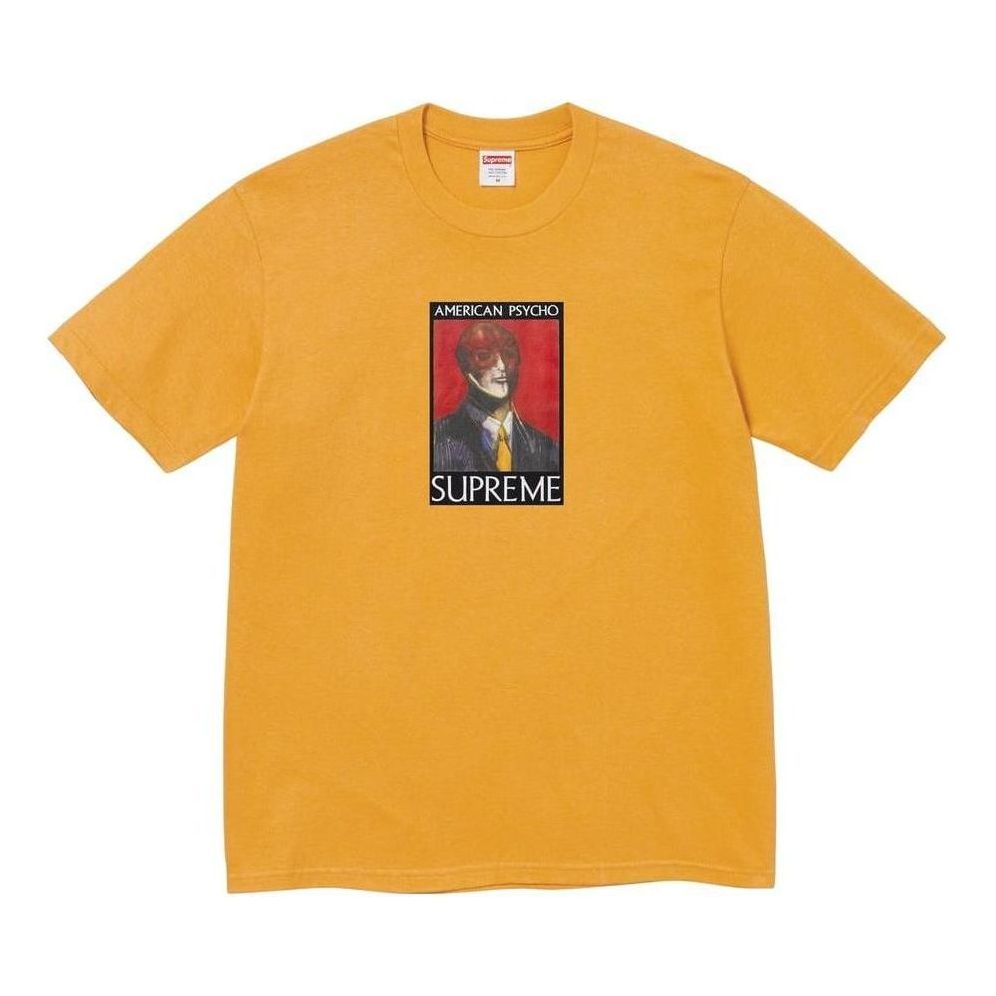 Tričko Supreme American Psycho Graphic Print T-Shirt Žltá | SUP-FW23-131, 0