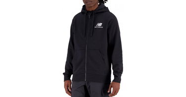 Mikina New Balance Essentials Stacked Logo French Terry Čierna | mj31536-bk, 1