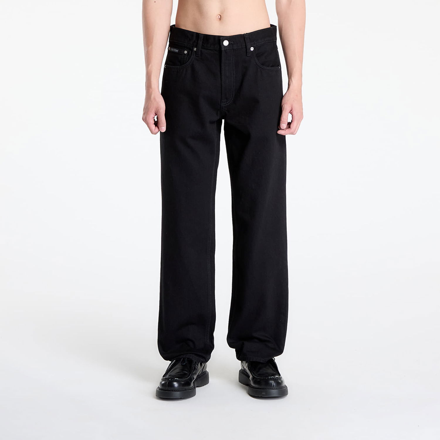 Džínsy CALVIN KLEIN Calvin Klein Jeans 90'S Straight Jeans W34/L32 Čierna | LV040EM720 JW4, 0