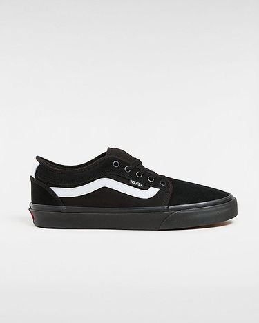 Tenisky a topánky Vans Chukka Low Sidestripe Shoes (black/black/whi) Unisex White, Size 2.5 Čierna | VN0A5KQZB8C, 0