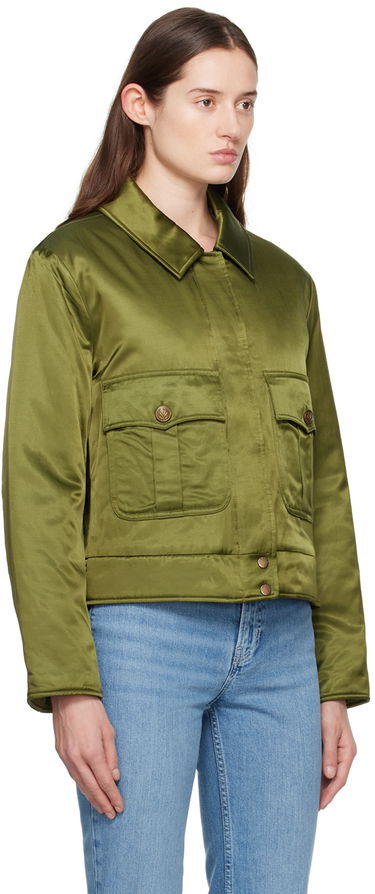 Bunda rag & bone Rag & Bone Women's Satin Bomber Jacket Zelené | WAW23H2009KM09, 1