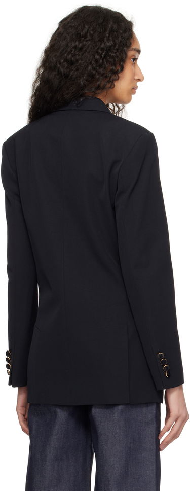 Bunda A.P.C. A.P.C. Anastasia Barbieri Edition Double-Breasted Blazer Navy | COHEY-F03226, 2