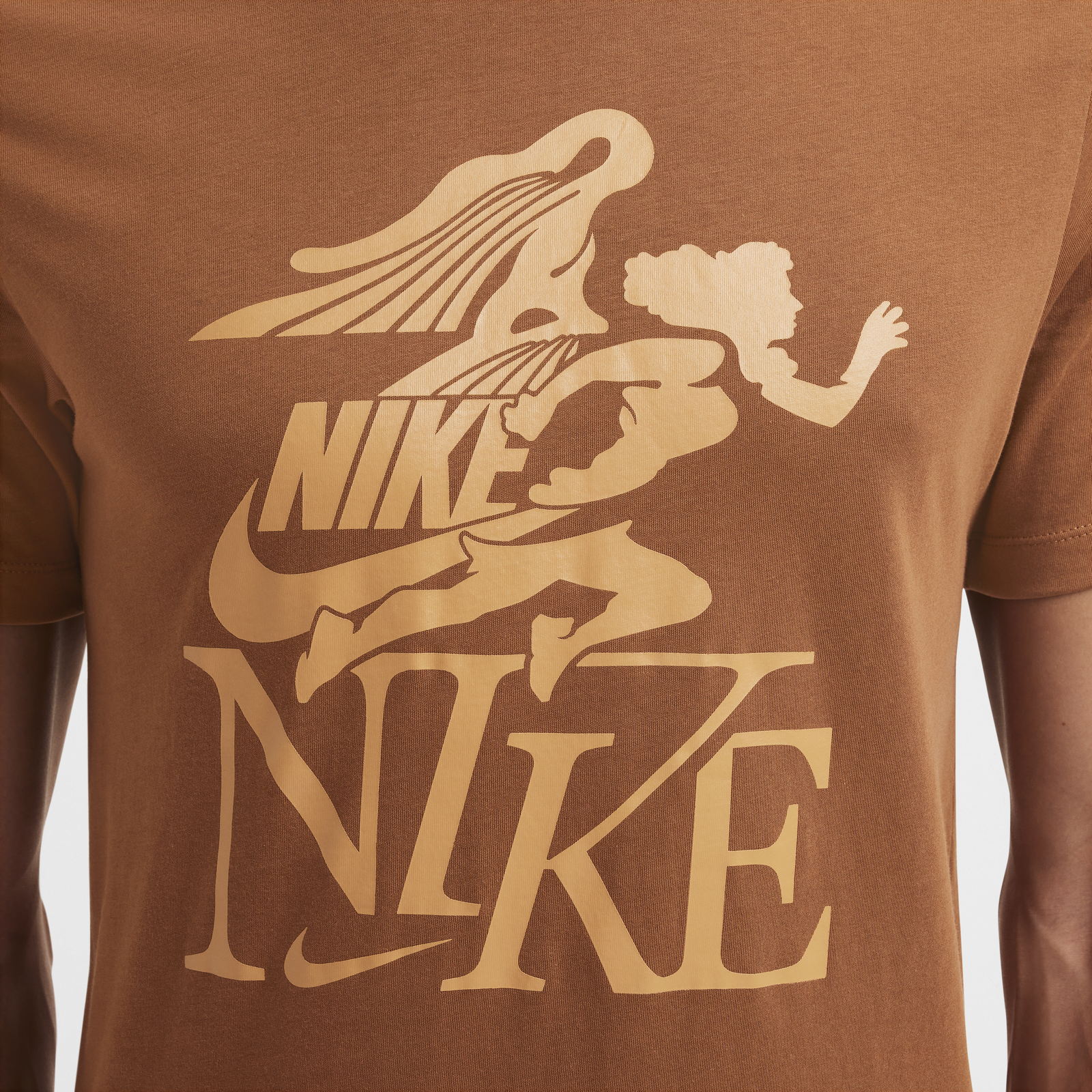 T-Shirt Print Brown