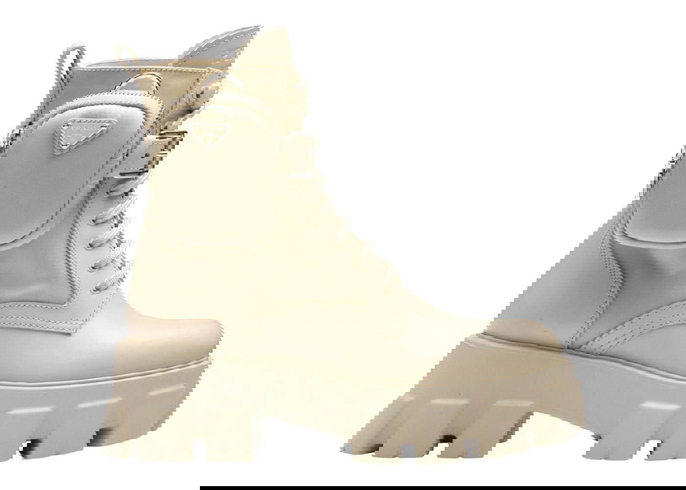 Tenisky a topánky Prada Monolith 55mm Pouch Ankle Boots Desert Beige Leather Béžová | 1T255M_3LJS_F0F24_F_B055, 0