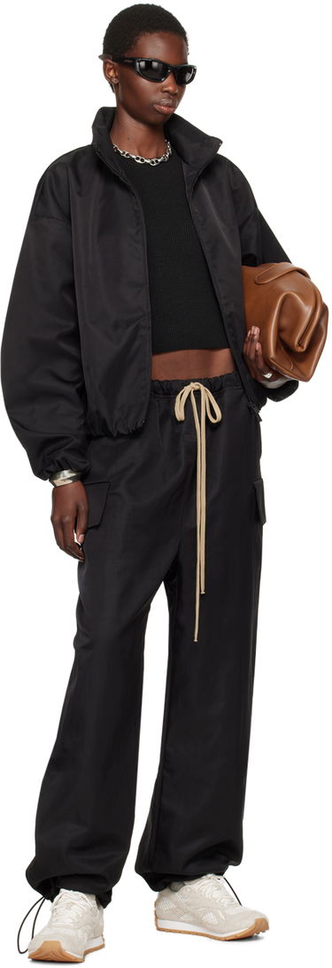 Vetrovka Fear of God Fear of God ESSENTIALS Recycled Nylon Track Jacket Čierna | 202BT245360FW, 4