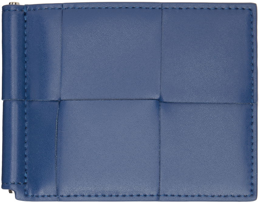 Peňaženka Bottega Veneta Cassette Bill Clip Wallet Navy | 749453 VBWD2, 0