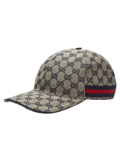 Šiltovka Gucci GG Jacquard Baseball Cap Navy Šedá | 696845-4HAQQ-4068