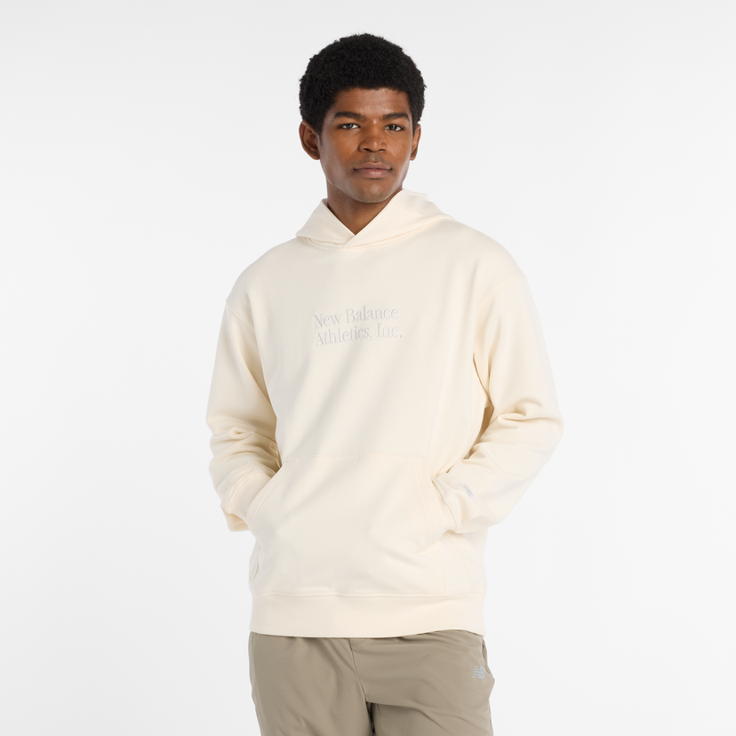 Mikina New Balance Men's Hoodie Béžová | NBMT53925PEF