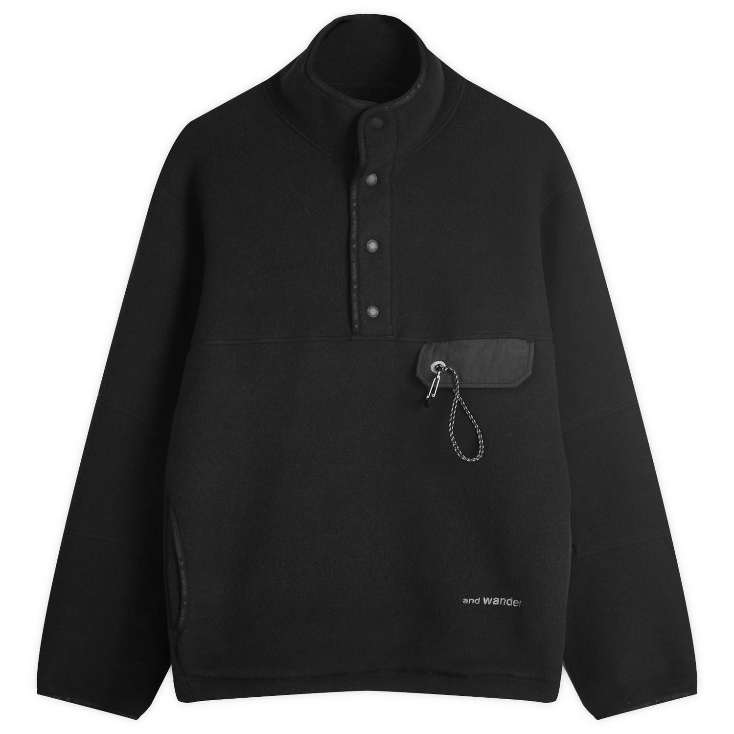 Sveter and wander Wool Fleece Pullover Čierna | 5744281144-010, 0