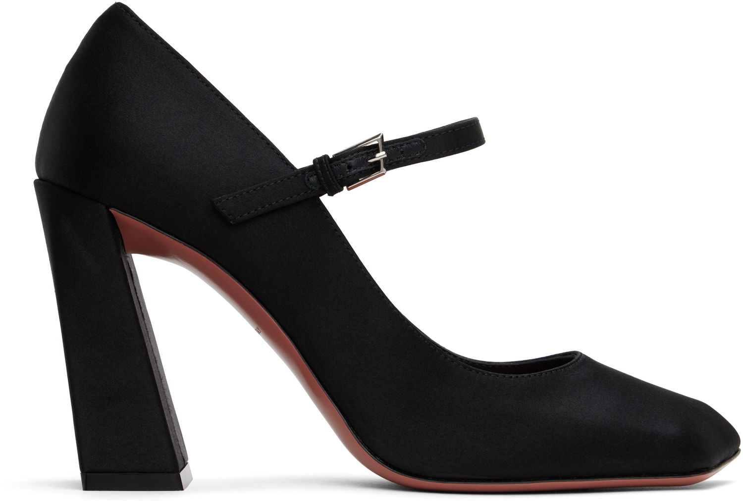 Tenisky a topánky Amina Muaddi Charlotte Mary Jane Heels Čierna | CHARLOTTE MARY JANE SATIN, 0