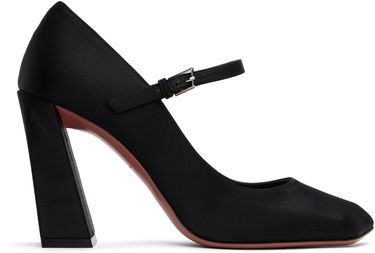 Tenisky a topánky Amina Muaddi Charlotte Mary Jane Heels Čierna | CHARLOTTE MARY JANE SATIN, 0