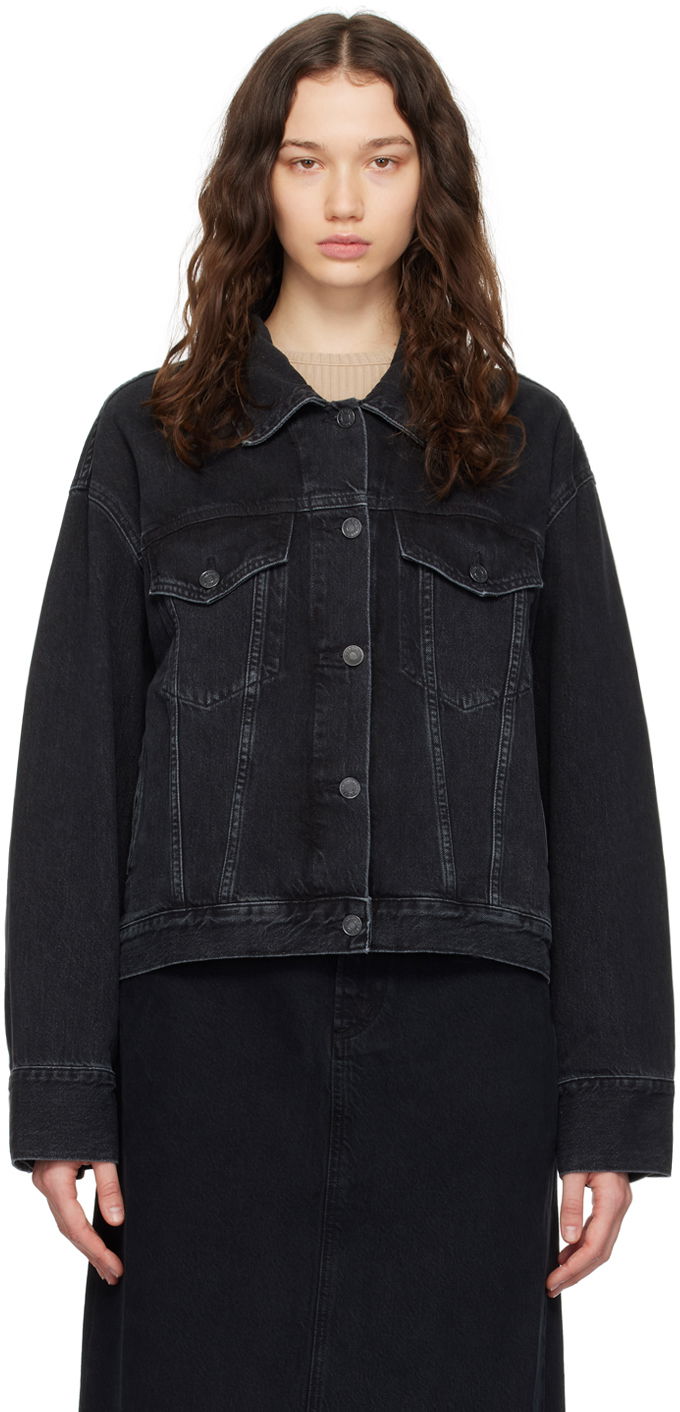 Bunda AGOLDE Martika Denim Jacket Čierna | A5024-1557, 0