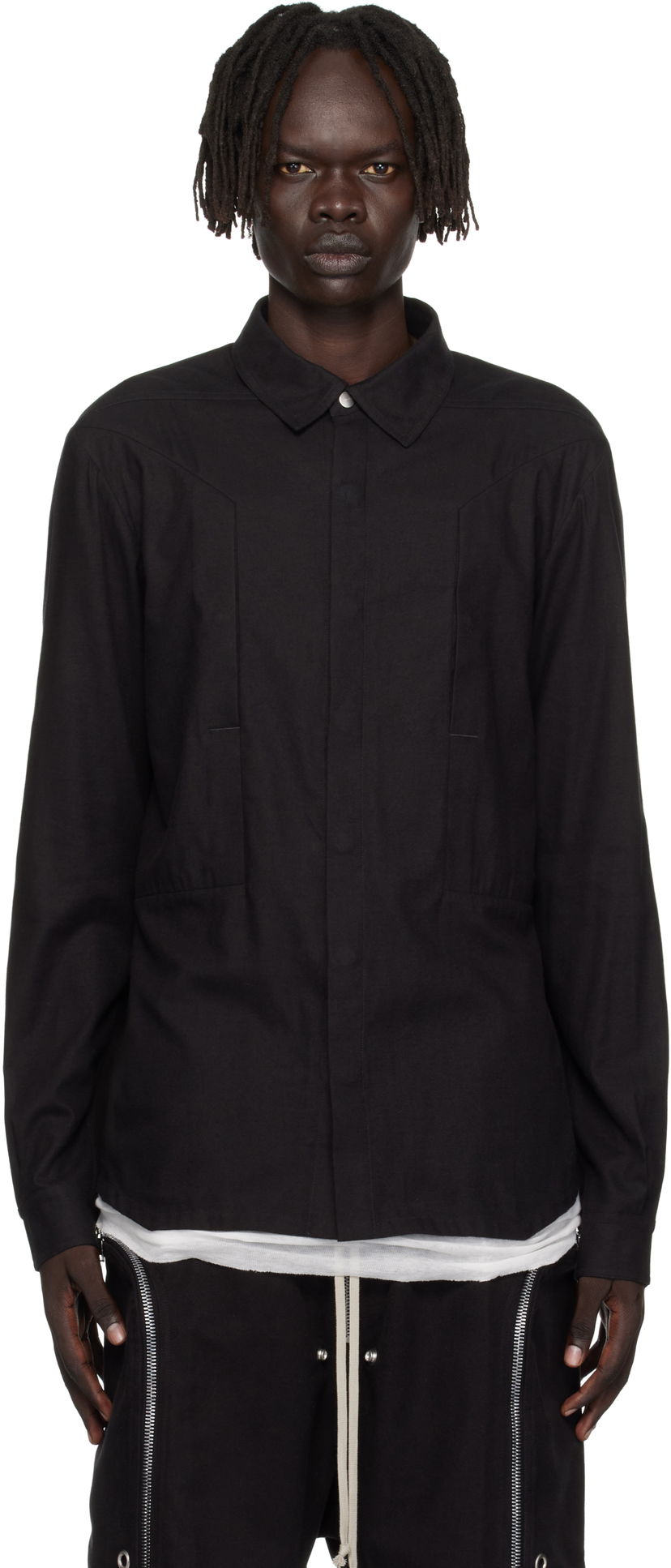 Košeľa Rick Owens Rick Owens Concordians Fogpocket Shirt Čierna | RU02E1237 FLW
