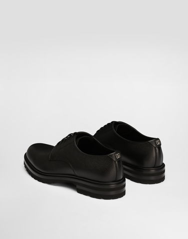 Doplnky Dolce & Gabbana Dolce & Gabbana Grainy Calfskin Derby Shoes 41.5 Čierna | A10852A9P4580999, 2