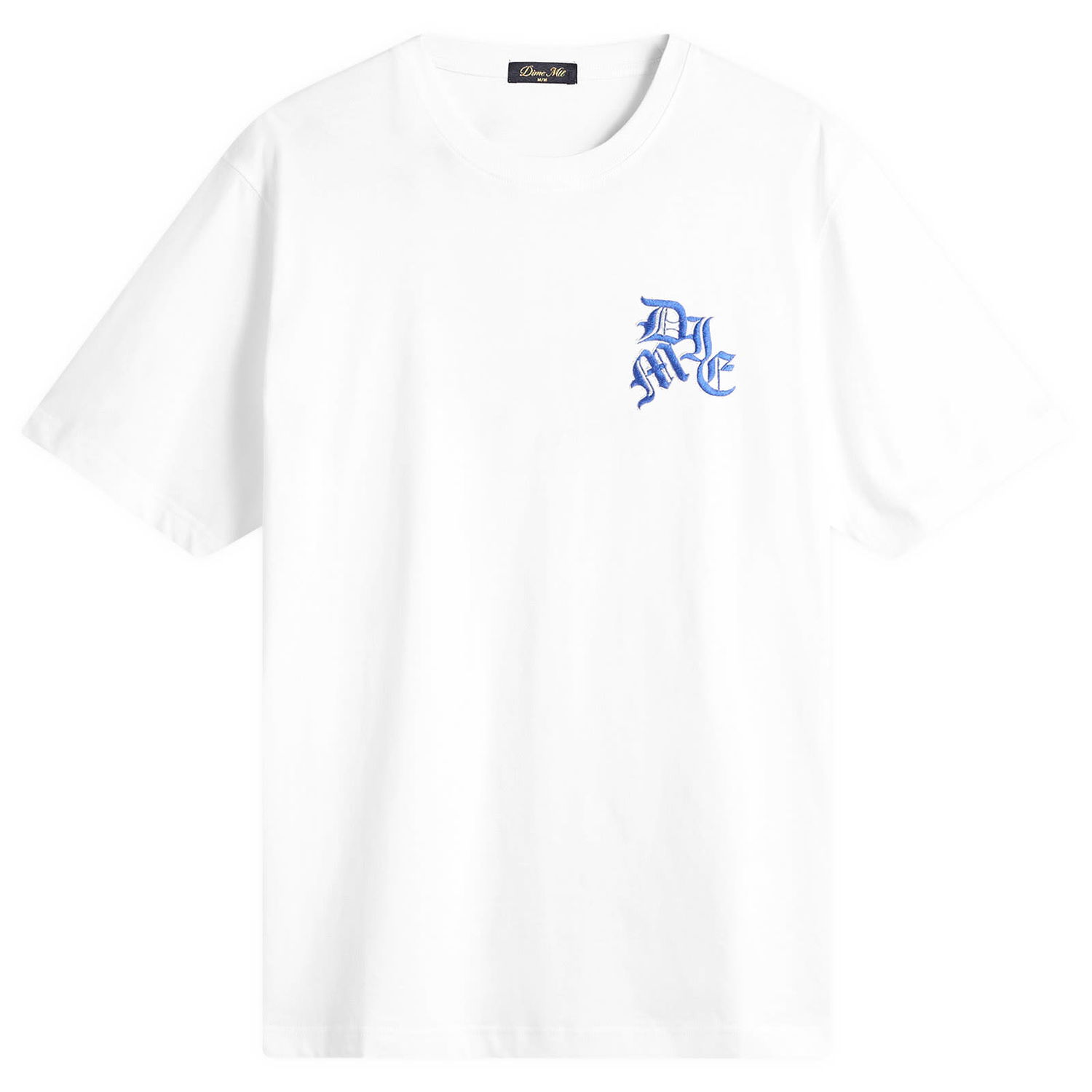 Tričko Dime Dolph T-Shirt with Embroidered Logo Biela | DIMEHO2573WHT, 0