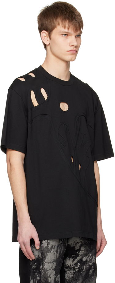 Tričko Feng Chen Wang Feng Chen Wang Cutout T-Shirt Čierna | FUS15TS01B, 1