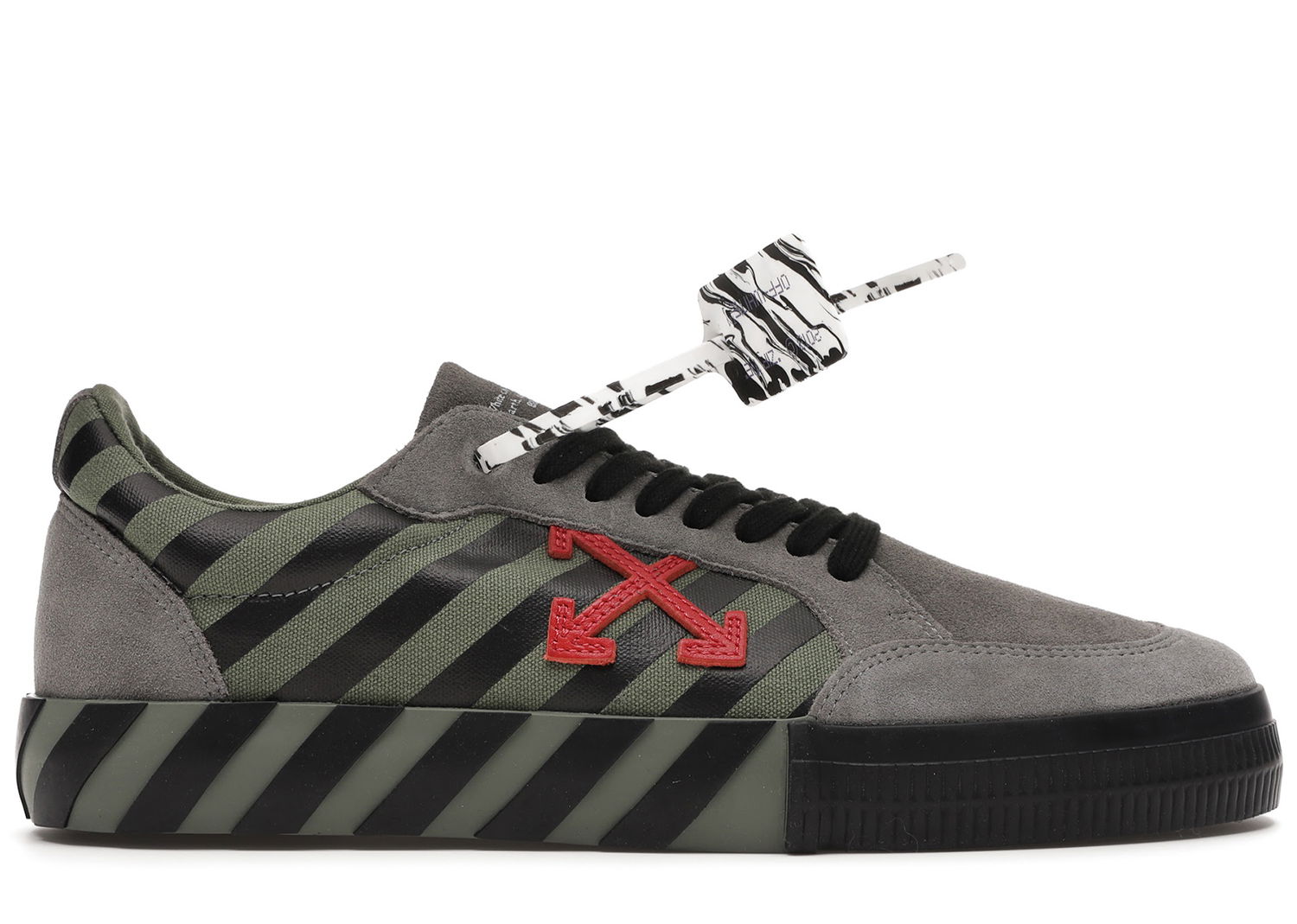 Tenisky a topánky Off-White Low Vulc "Khaki Red" Zelené | OMIA085E20LEA0016325, 0