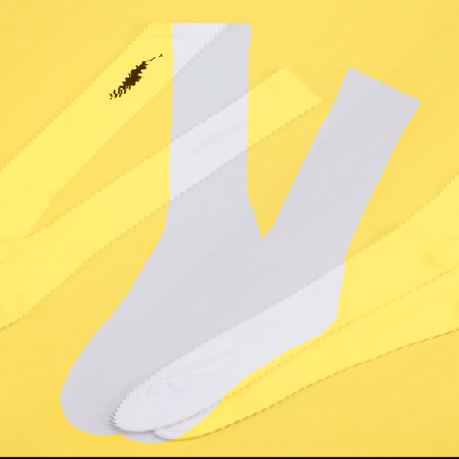 Ponožky Polo by Ralph Lauren Classic Sport Socks Biela | 449858064001, 0