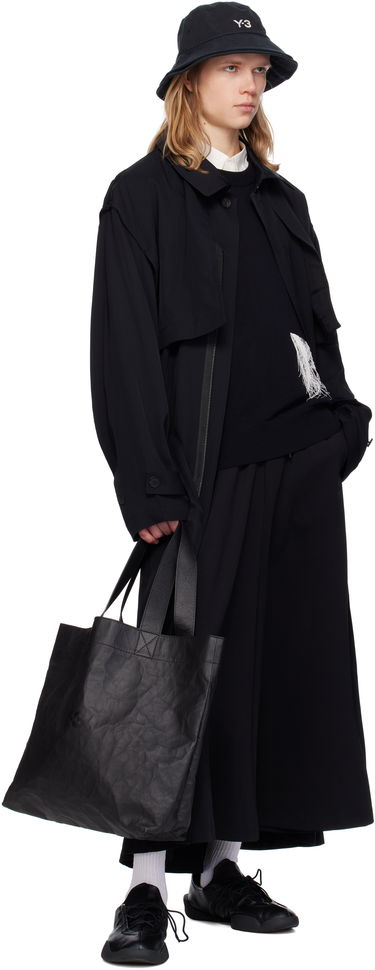 Tote bag Y-3 Y-3 Crinkled Tote Čierna | JD2900, 3