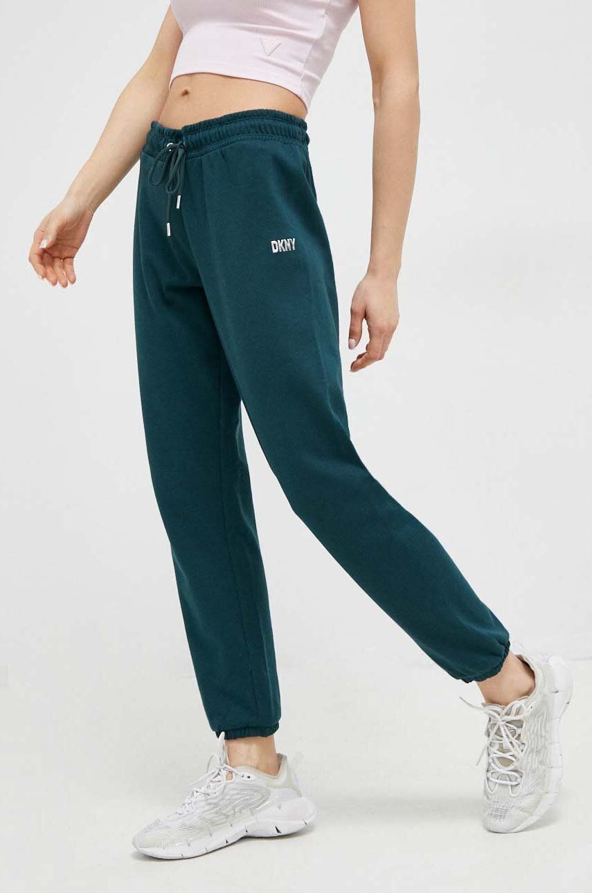 Tepláky DKNY Logo Everyday Joggers Zelené | DP2P3235, 0