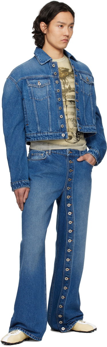Džínsy Jean Paul Gaultier Jean Paul Gaultier Buttoned Denim Jeans Modrá | 25/34-F-JE175-D013-57, 3