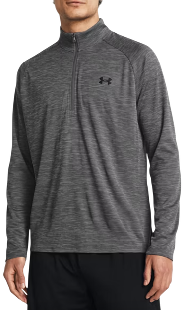 Mikina Under Armour Under Armour Tech Textured 1/2 Zip Sweatshirt Šedá | 1382797-025, 0