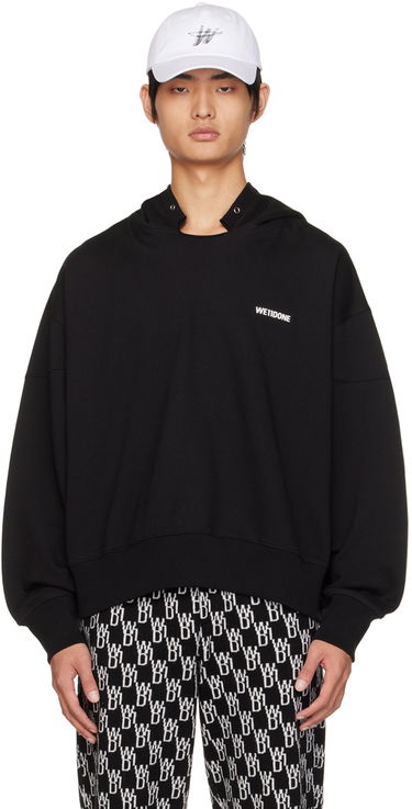 Mikina We11done We11done Signature Hoodie Čierna | WD-TH3-22-867-U-BK, 0