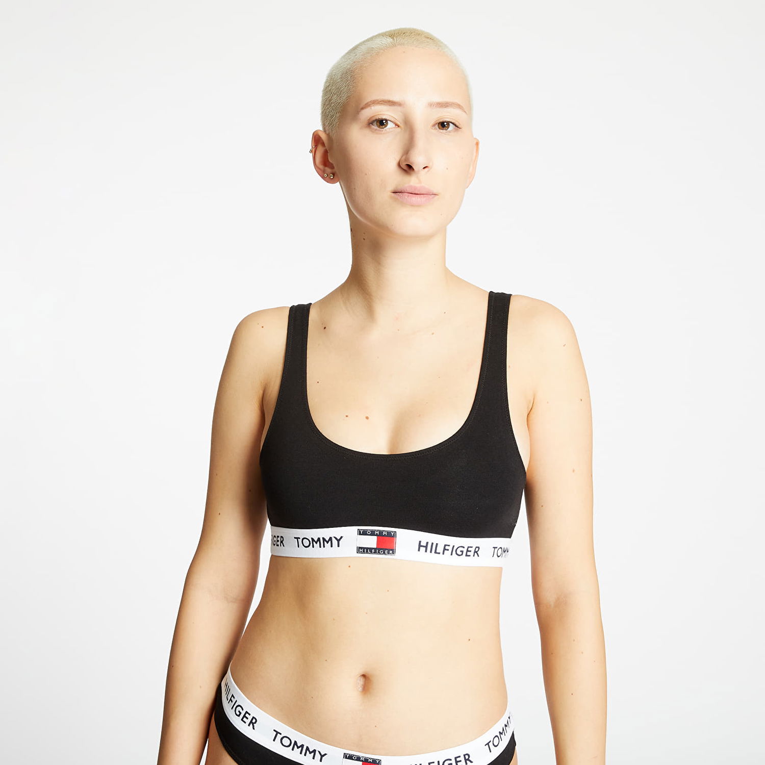 Podprsenka Tommy Hilfiger Bralette Čierna | UW0UW02225 BDS, 0