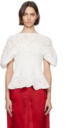 KHAITE Mathilde Peplum Knit Top