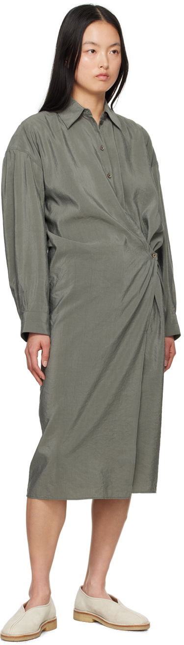 Šaty LEMAIRE Lemaire Twisted Midi Dress Zelené | DR1024 LF208, 3