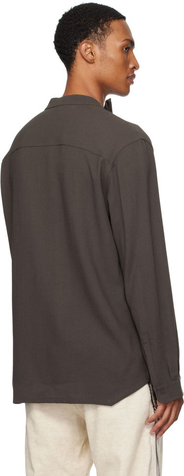 Košeľa Rick Owens Rick Owens Concordians Island Shirt Šedá | RU02E1299 WA, 2