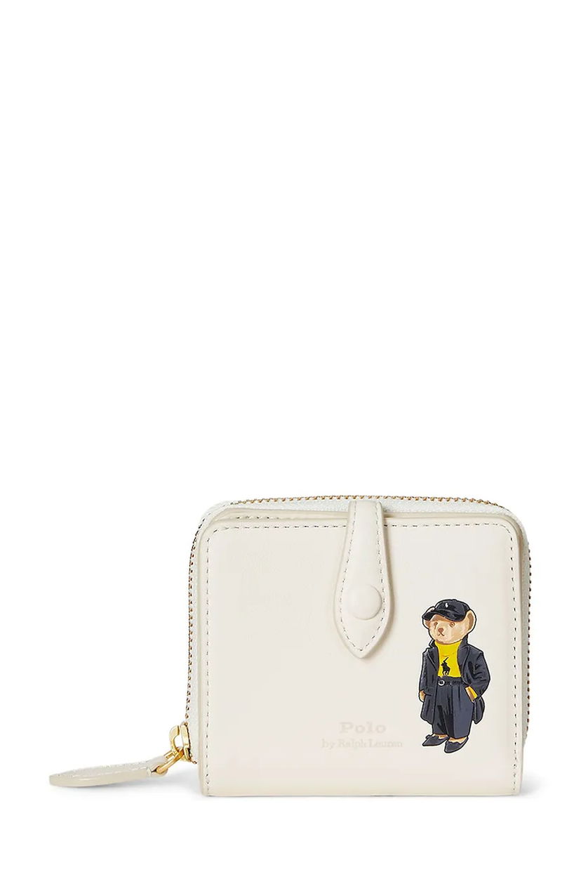 Peňaženka Polo by Ralph Lauren Polo Bear Zip-Around Wallet Biela | 427980480