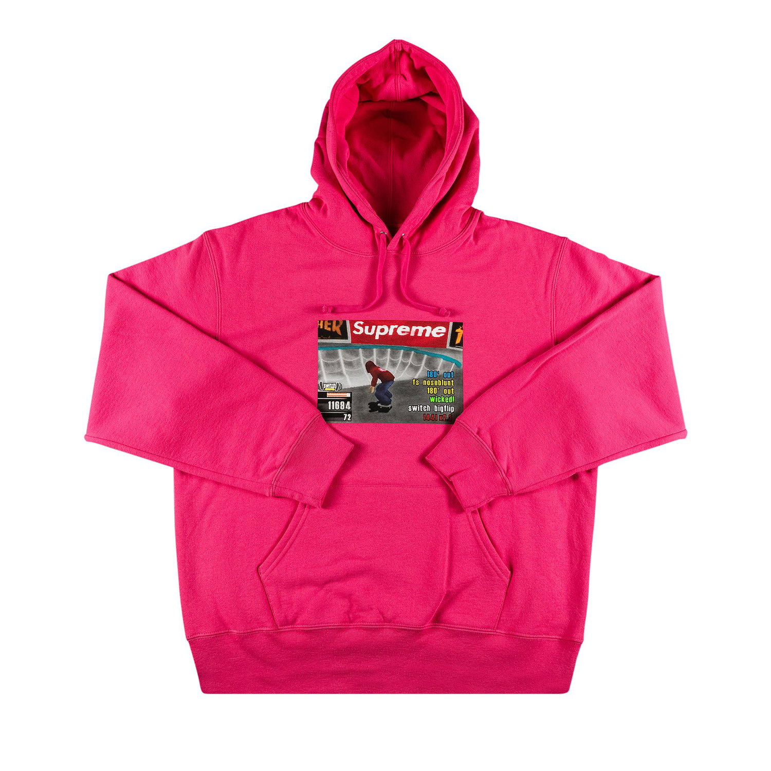 Mikina Supreme Thrasher x Hooded Sweatshirt Ružová | FW21SW98 MAGENTA, 1