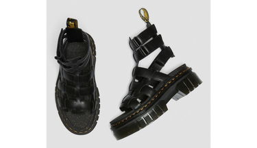 Tenisky a topánky Dr. Martens Ricki Nappa Lux Leather Platform Gladiator Sandals Čierna | DM27402001, 4