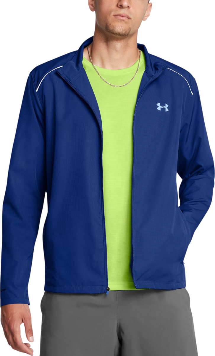 Vetrovka Under Armour Launch Full-Zip Reflective Jacket Modrá | 1376797-432