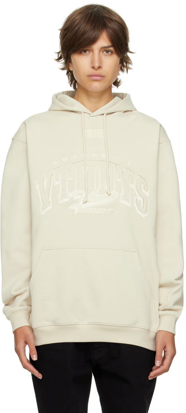 Mikina VETEMENTS VTMNTS College Hoodie Béžová | VL14HD300O, 0
