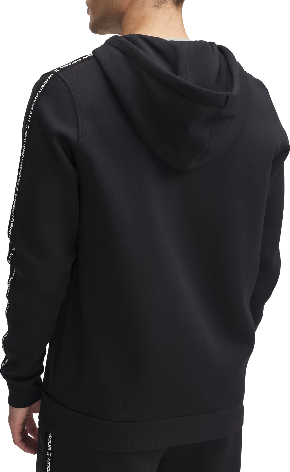 Mikina Under Armour UA Icon Fleece FZ Taping Hoodie Čierna | 1390298-001, 1