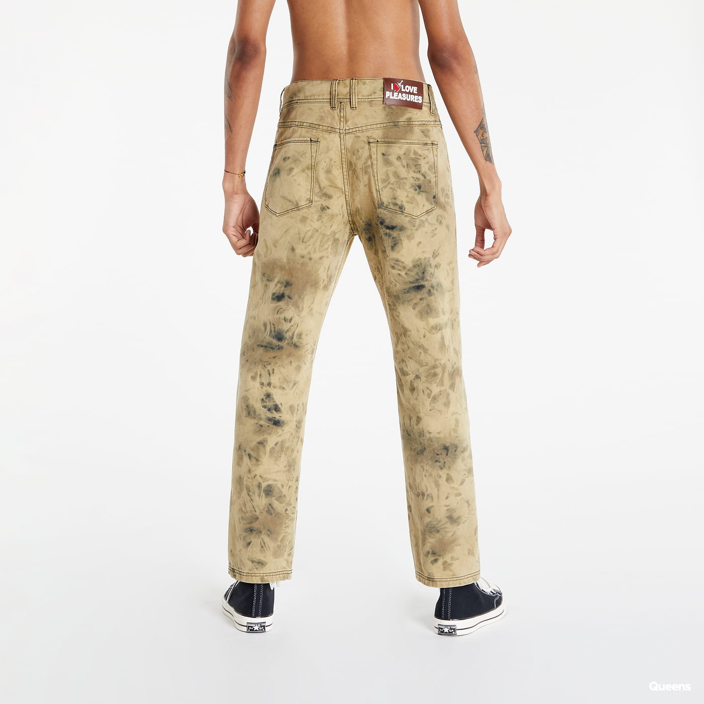 Nohavice Pleasures Locust Twill Pant Béžová | P22SU023 Yellow, 1