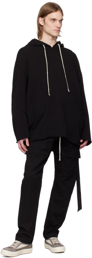Mikina Rick Owens Rick Owens DRKSHDW Peter Hollywood Hoodie Čierna | DU01E3280 FP, 3