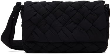 Taška cez rameno Bottega Veneta Bottega Veneta Small Rumple Messenger Bag Čierna | 795498-V4GE1-8803, 0