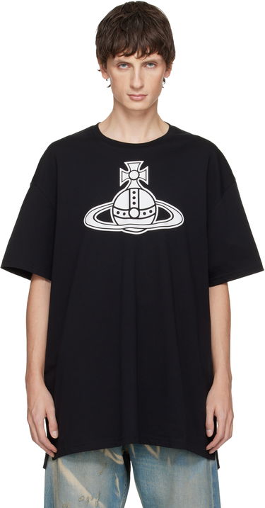 Tričko Vivienne Westwood Paris Orb Oversized T-shirt Čierna | 3G01004B-J001M-, 0