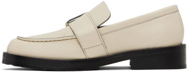 Tenisky a topánky BY FAR SSENSE Work Capsule Rafael Buckled Leather Loafers Béžová | 23CASOLOLCENAP, 2