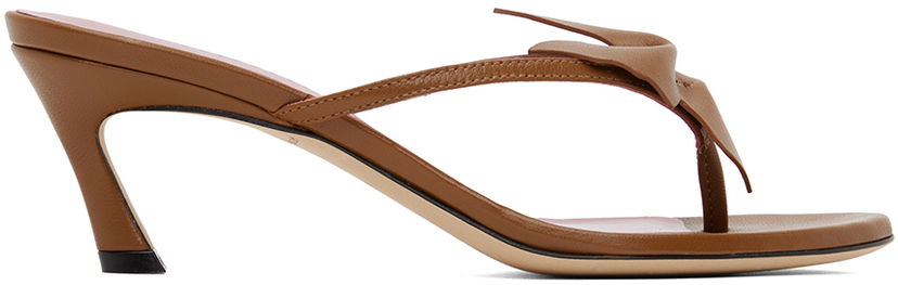 Starostlivosť o obuv Blumarine Blumarine Butterfly 119 Heeled Sandals Hnedá | 6A4529P0062S3168