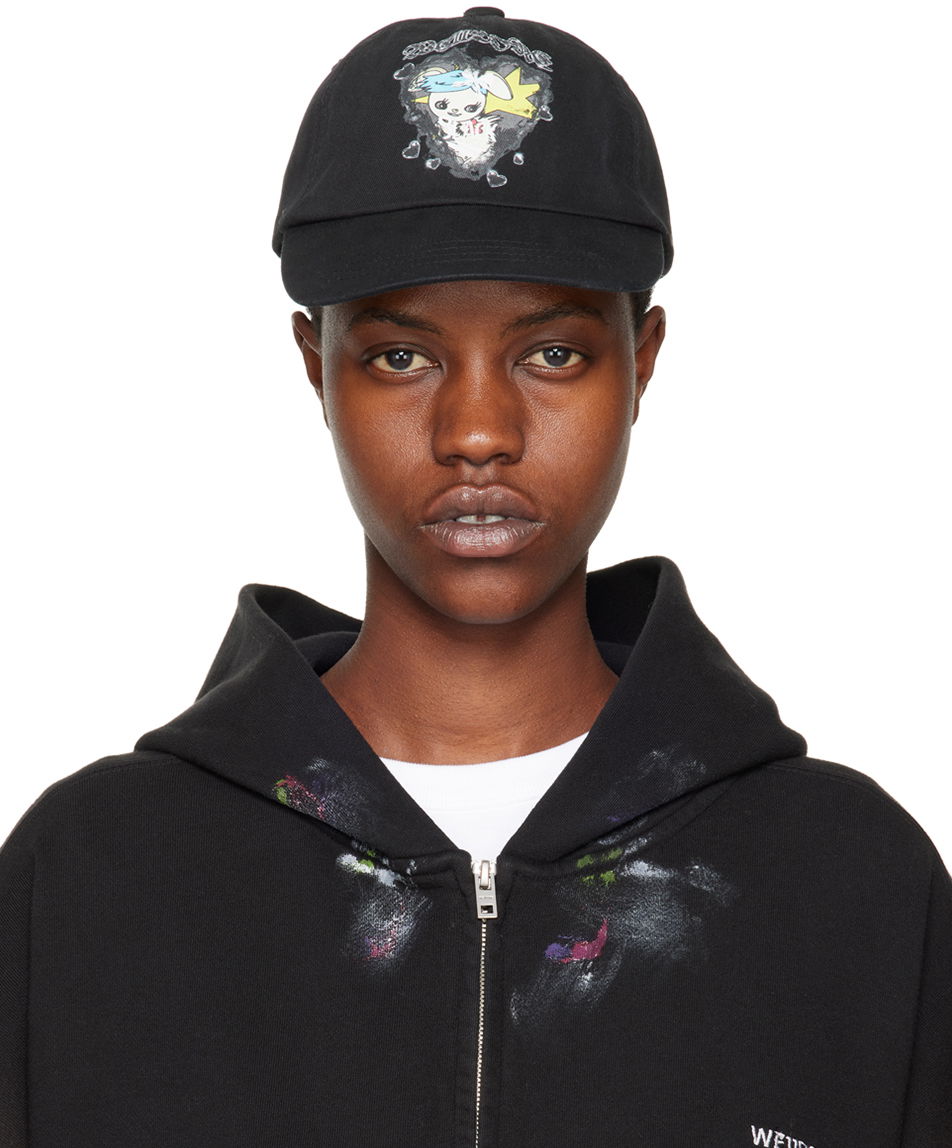 Šiltovka We11done Character Print Cap Čierna | WD-AH0-24-402-U-BK, 0