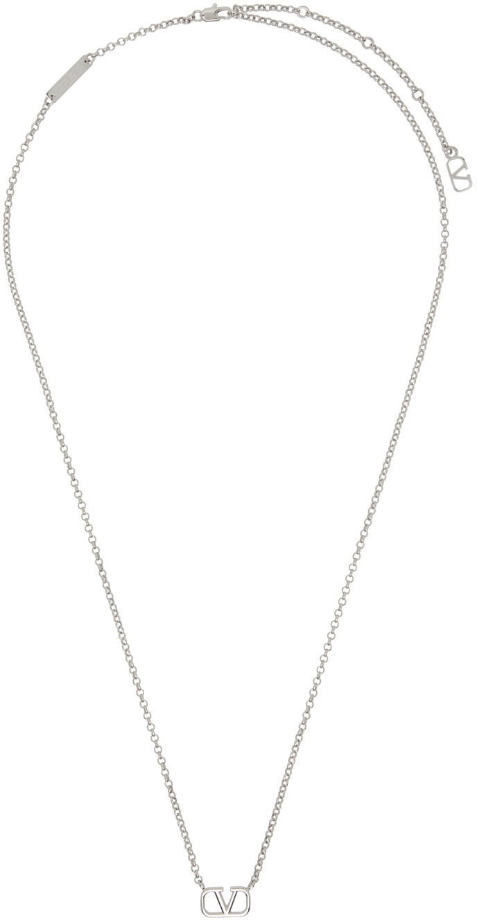 Náhrdelník Valentino Garavani VLogo Signature Necklace "Silver" Metalická | 4Y2J0N96MET, 0