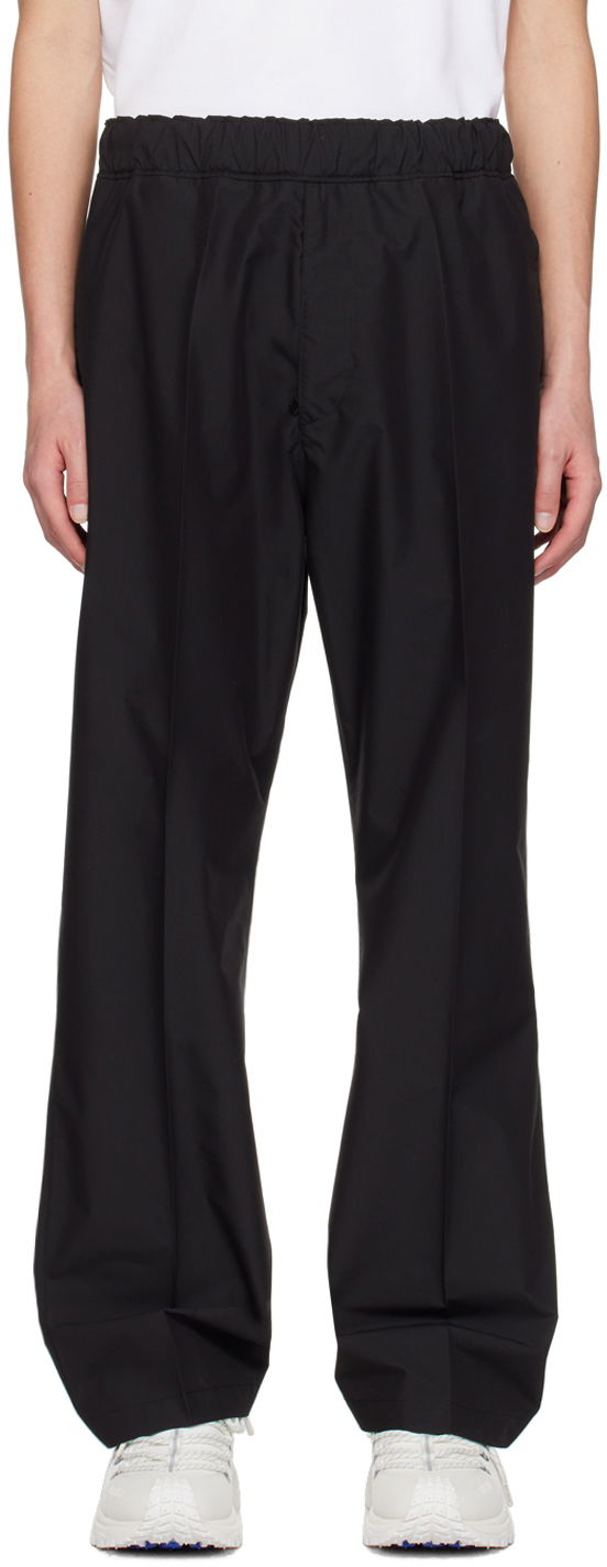 Nohavice Moncler Black Patch Trousers Čierna | J10912A00040597CT, 0